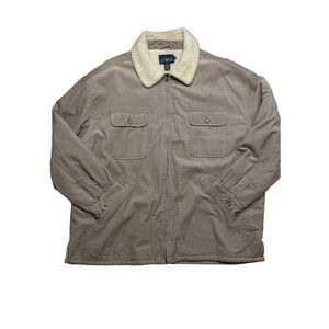 J. Crew mens XXL Corduroy Sherpa Jacket